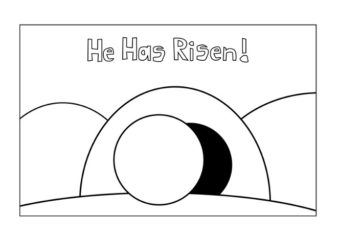 Easter Cards*Print this set of three Easter cards which can be coloured, painted or collaged by children in your groups to share the good news of Easter with others.