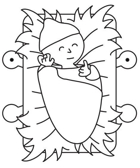 Nativity Bunting*Print the nativity characters before colouring, painting or decorating with collage materials, cutting out and stringing up to hang up. Full instructions included.